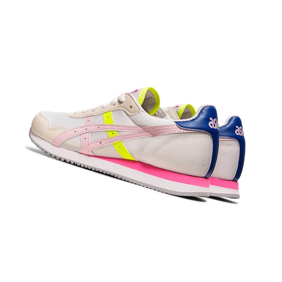 White / Cotton Candy Women's Asics TIGER RUNNER Sneakers | US14037LK - Asics Outlet Sale