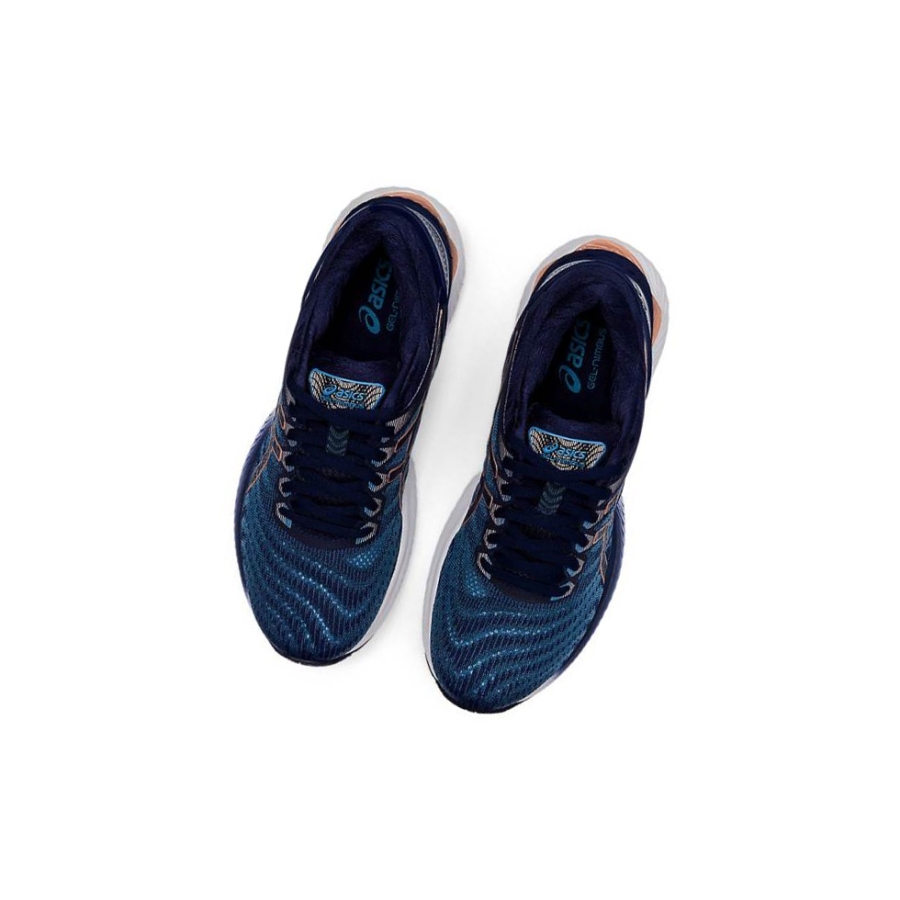 Navy Women's Asics GEL-NIMBUS 22 Running Shoes | US54139MA - Asics Outlet Sale