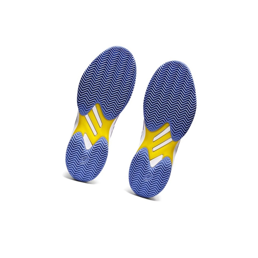 Murasaki White Women's Asics SOLUTION SWIFT FF CLAY Tennis Shoes | US04375TU - Asics Outlet Sale