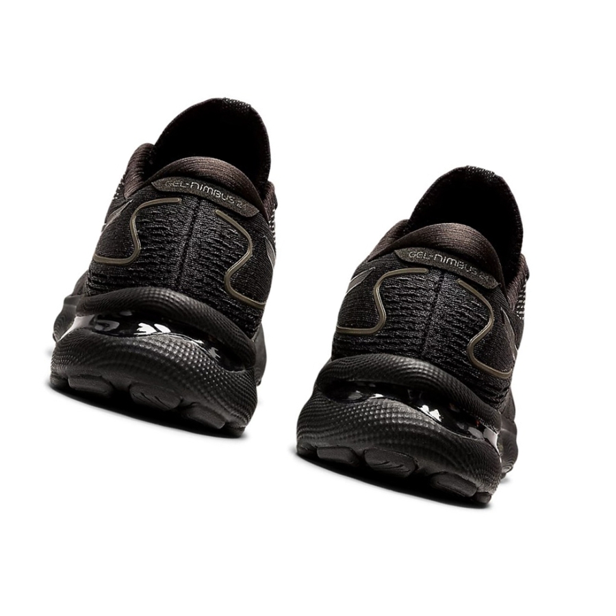 Black / Black Men's Asics GEL-NIMBUS 24 Running Shoes | US08951CY - Asics Outlet Sale
