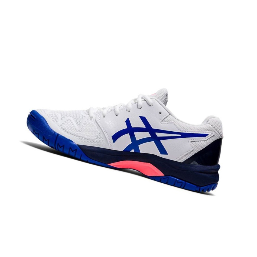 White Kids' Asics GEL-RESOLUTION 8 Clay GS Tennis Shoes | US10738BU - Asics Outlet Sale