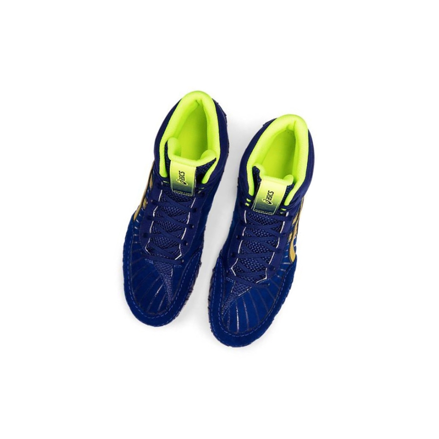 Blue Men's Asics AGGRESSOR 4 Wrestling Shoes | US28305FO - Asics Outlet Sale