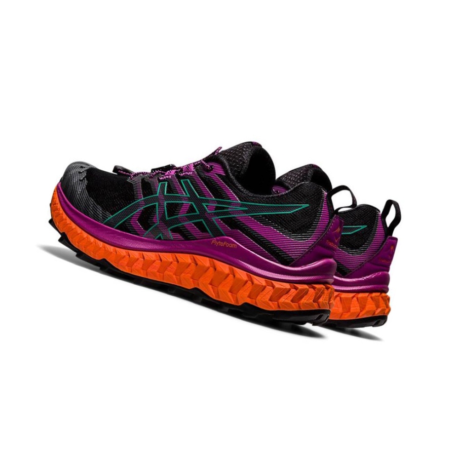 Black Women's Asics TRABUCO MAX Trail Running Shoes | US53614EW - Asics Outlet Sale