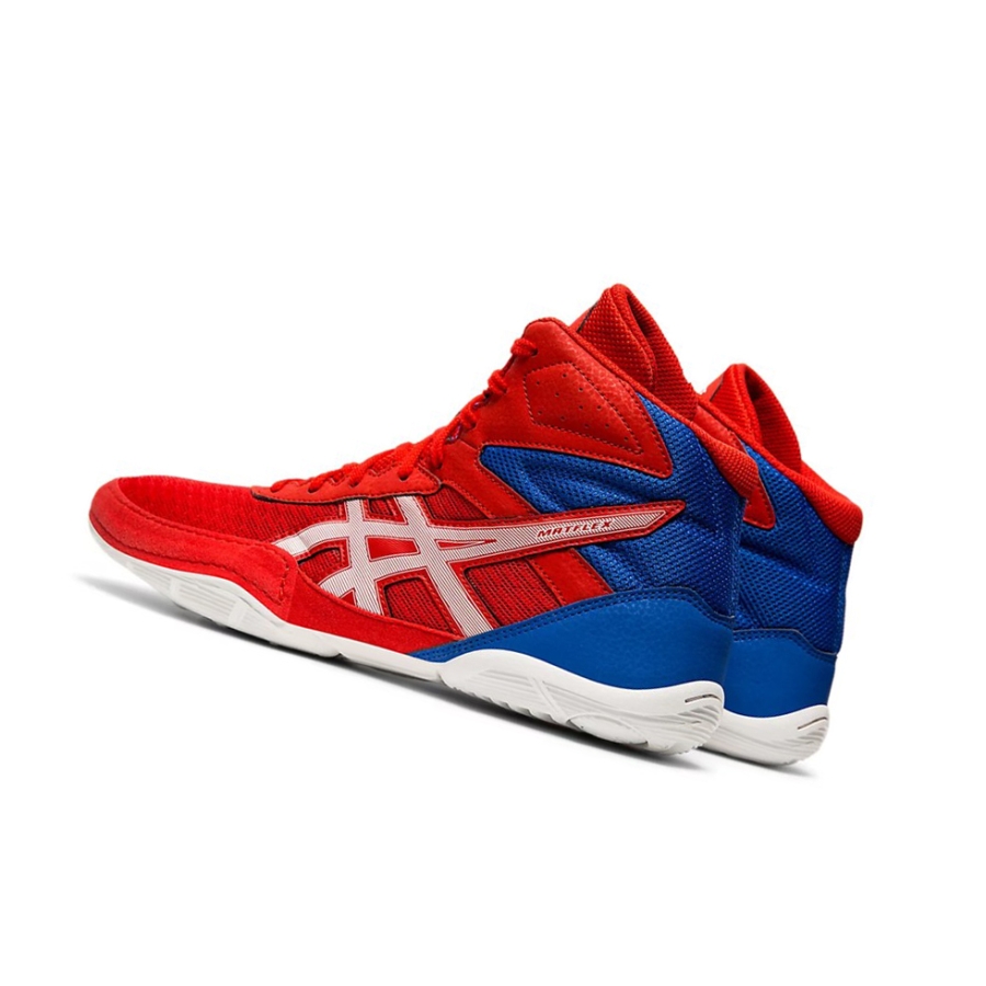 Red / White Men's Asics MATFLEX 6 Wrestling Shoes | US56129LW - Asics Outlet Sale