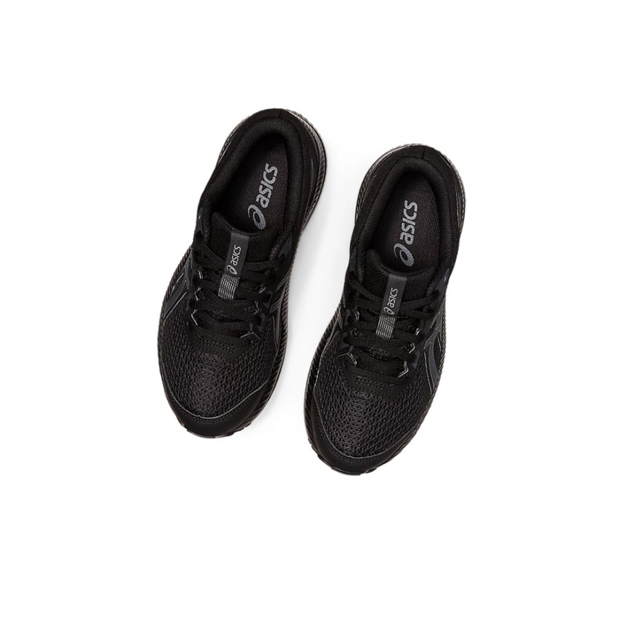 Black / Carrier Grey Kids' Asics CONTEND 8 GS Running Shoes | US52847QS - Asics Outlet Sale