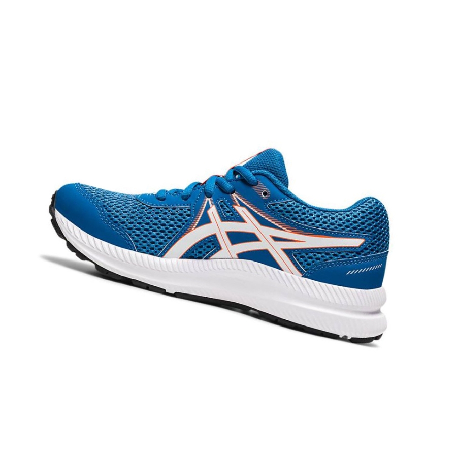 Blue Kids' Asics CONTEND 7 GS Running Shoes | US49682FX - Asics Outlet Sale