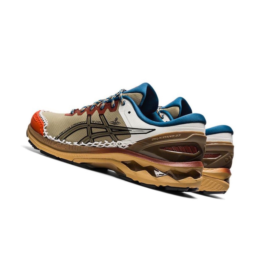 Brown Men's Asics GEL-KAYANO 27 Running Shoes | US68910PW - Asics Outlet Sale