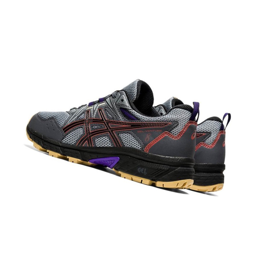 Grey Women's Asics GEL-VENTURE 8 Wide Trail Running Shoes | US92064NC - Asics Outlet Sale