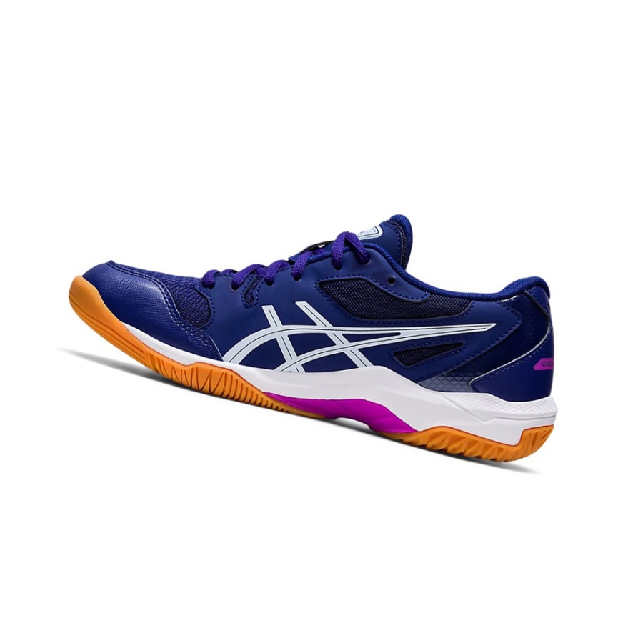 Dive Blue / Soft Sky Women's Asics GEL-ROCKET 10 Volleyball Shoes | US01957YC - Asics Outlet Sale