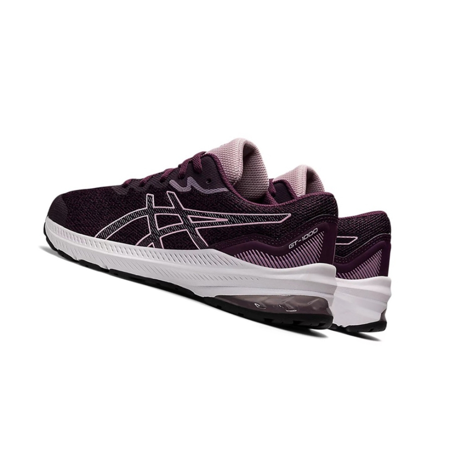 Deep Plum / Barely Rose Kids' Asics GT-1000 11 GS Running Shoes | US90861XR - Asics Outlet Sale