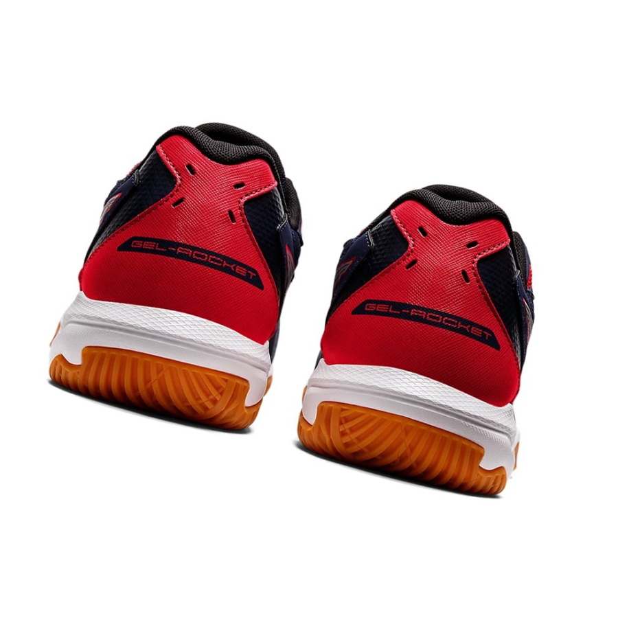 Peacoat / Pure Silver Men's Asics GEL-ROCKET 10 (2E) Volleyball Shoes | US87602UO - Asics Outlet Sale