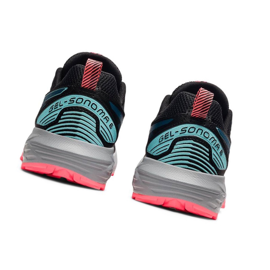 Black Women's Asics GEL-SONOMA 6 Trail Running Shoes | US65738HC - Asics Outlet Sale