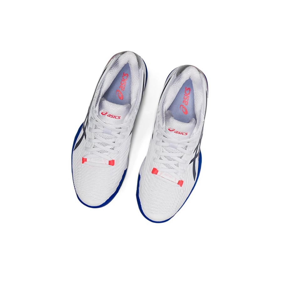 White / Peacoat Women's Asics SOLUTION SPEED FF 2 Tennis Shoes | US40259KY - Asics Outlet Sale