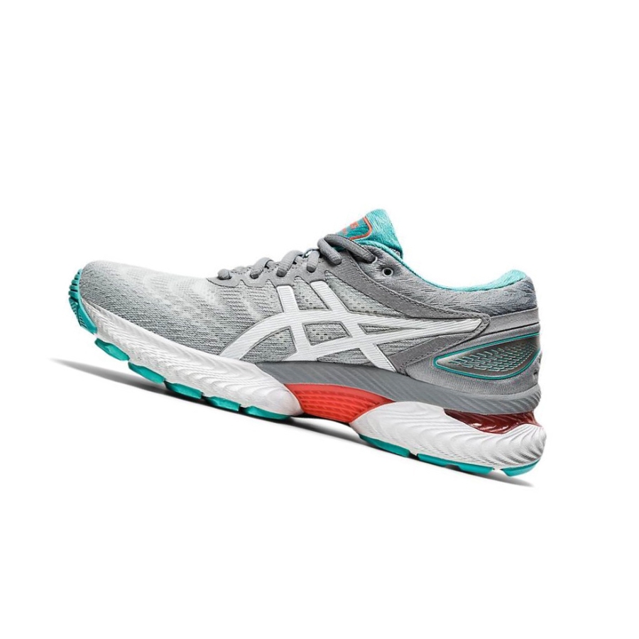 Light Grey Women's Asics GEL-NIMBUS 22 Running Shoes | US64071NB - Asics Outlet Sale