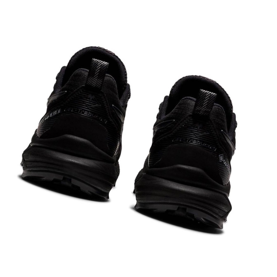 Black Men's Asics GEL-TRABUCO 9 G-TX Trail Running Shoes | US69751KZ - Asics Outlet Sale