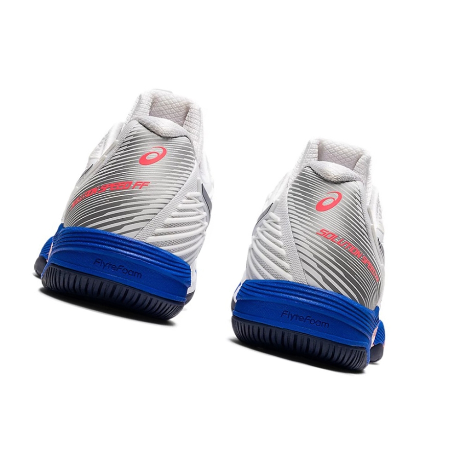 White / Peacoat Women's Asics SOLUTION SPEED FF 2 Tennis Shoes | US40259KY - Asics Outlet Sale