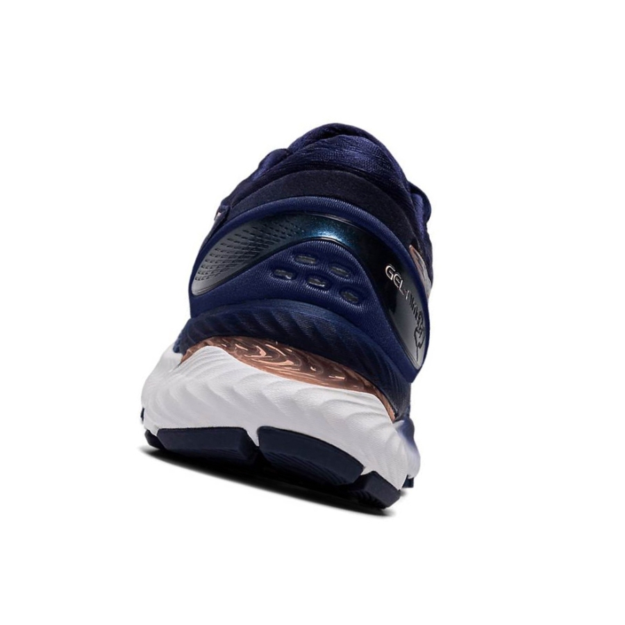 Navy Women's Asics GEL-NIMBUS 22 Running Shoes | US54139MA - Asics Outlet Sale
