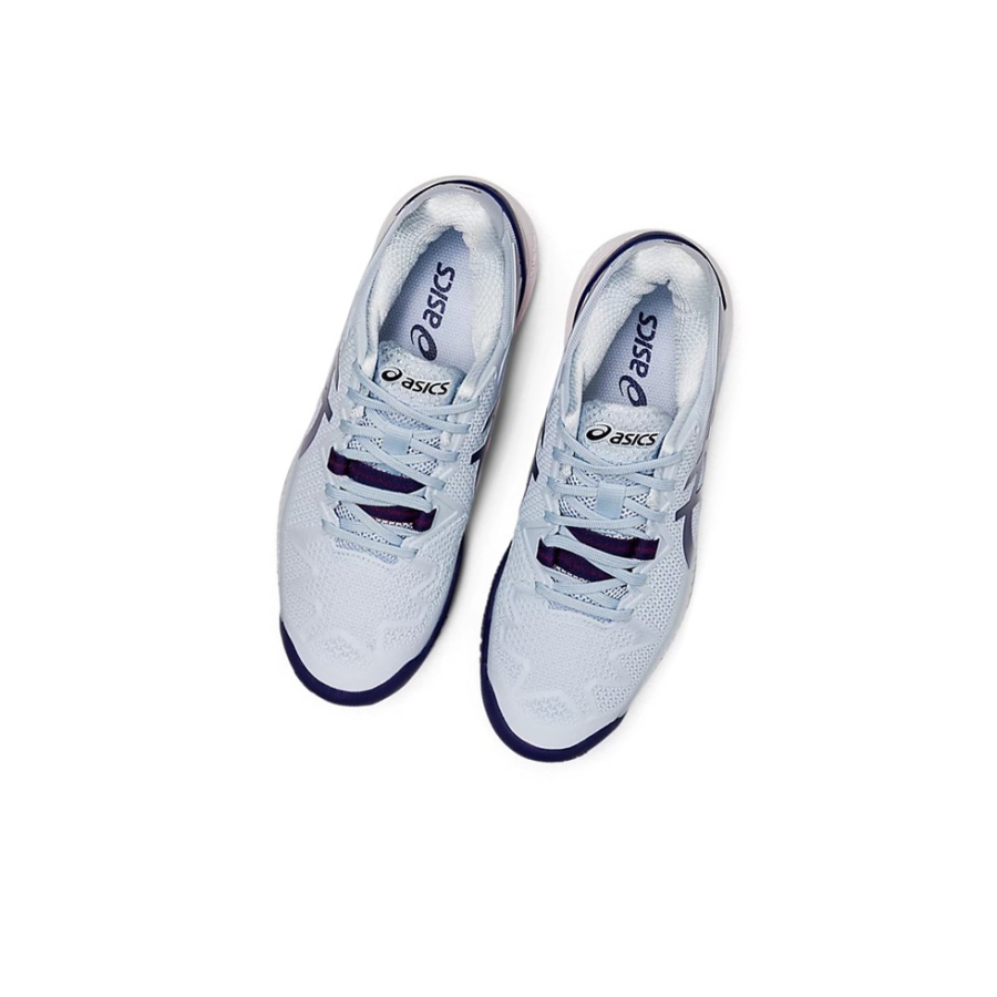 Soft Sky / Dive Blue Women's Asics GEL-RESOLUTION 8 Tennis Shoes | US71289JK - Asics Outlet Sale