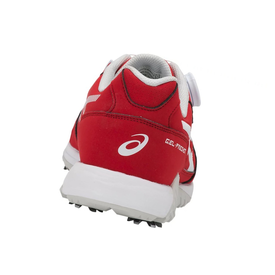 Red / White Men's Asics GEL-PRESHOT BOA Golf Shoes | US28543BL - Asics Outlet Sale