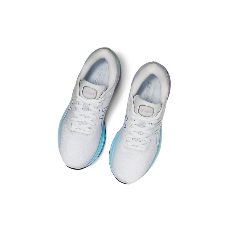 White Women's Asics GEL-KAYANO 27 Running Shoes | US40873UL - Asics Outlet Sale