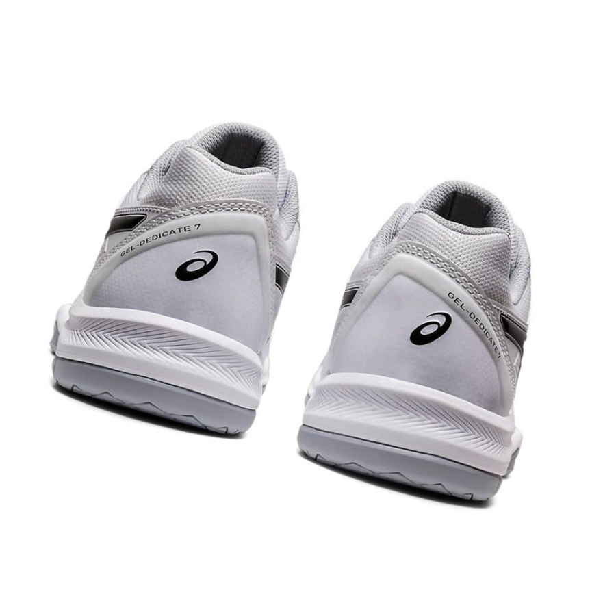 White Men's Asics GEL-DEDICATE 7 Tennis Shoes | US38916PL - Asics Outlet Sale