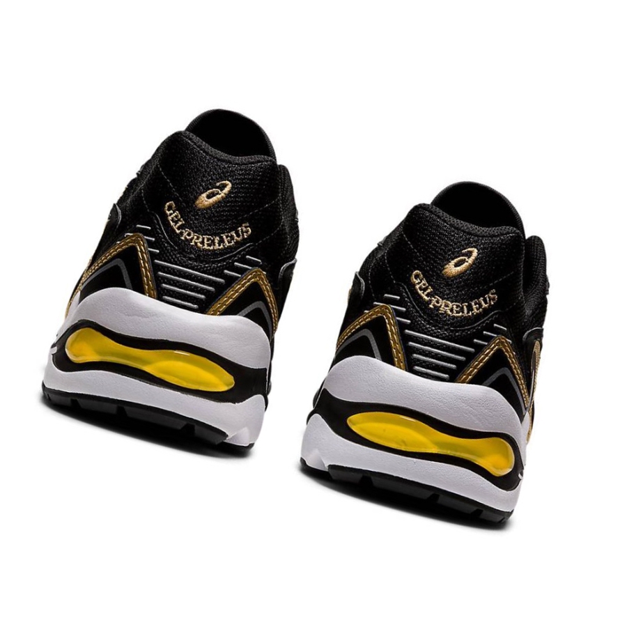 Black Men's Asics GEL-PRELEUS Sneakers | US97482XF - Asics Outlet Sale