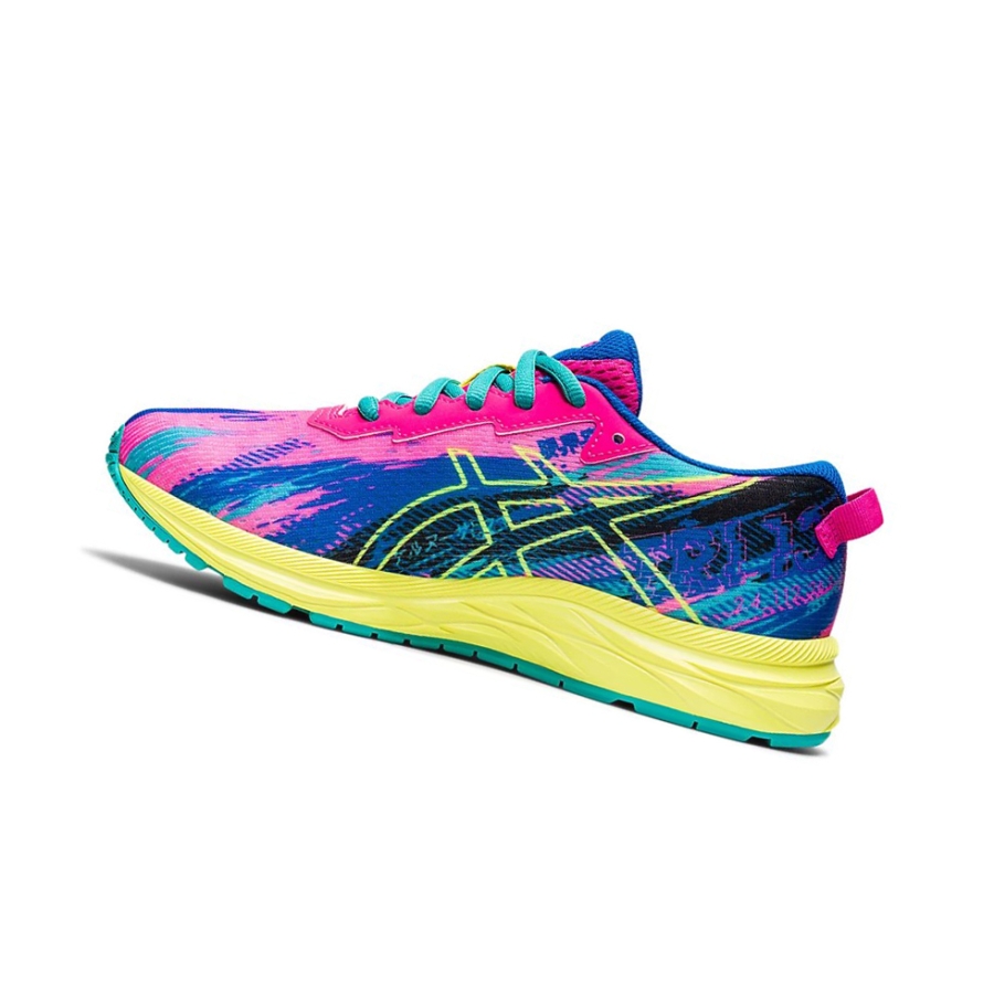 Pink Glo / Sour Yuzu Kids' Asics GEL-NOOSA TRI 13 GS Running Shoes | US54307GT - Asics Outlet Sale