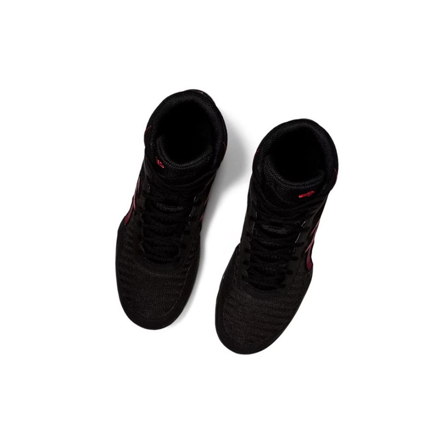 Black / Red Men's Asics MATCONTROL 2 Wrestling Shoes | US40639DO - Asics Outlet Sale