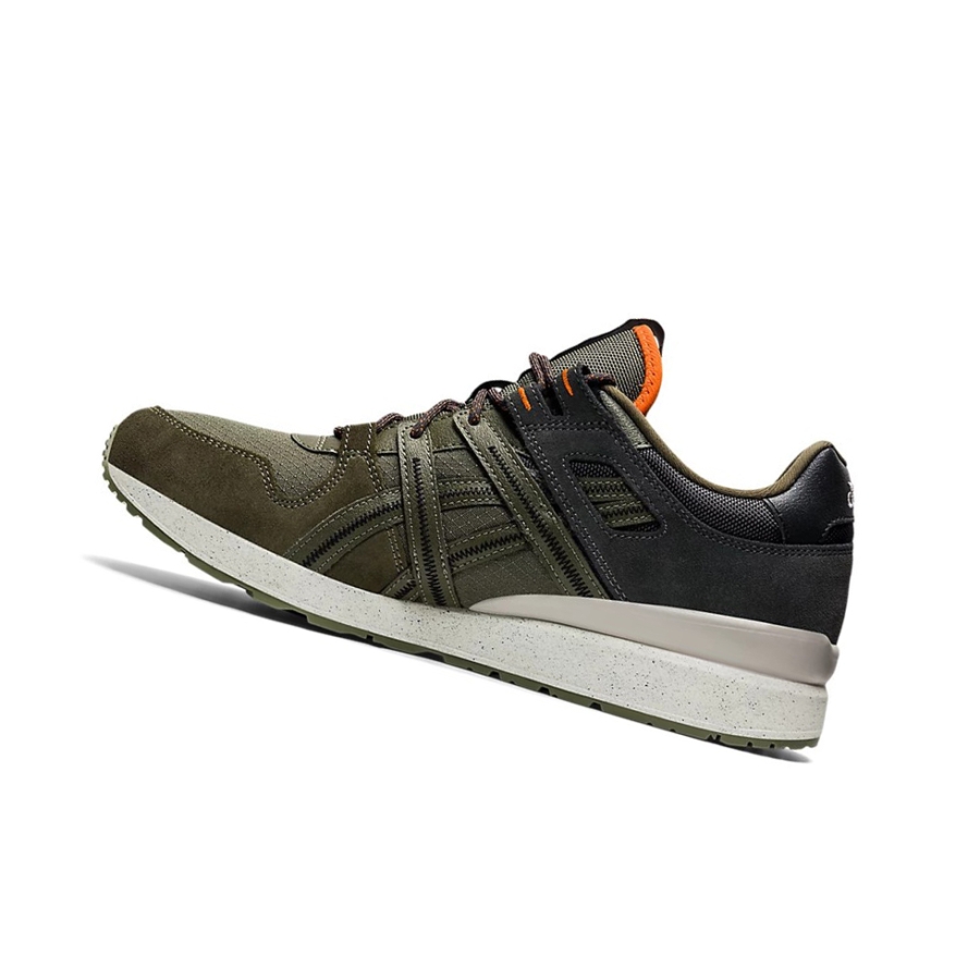 Olive Canvas / Habanero Men's Asics GT-II RE Sneakers | US97531EG - Asics Outlet Sale