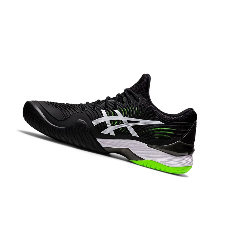 Black / Green Gecko Men's Asics COURT FF 2 Tennis Shoes | US38601FV - Asics Outlet Sale
