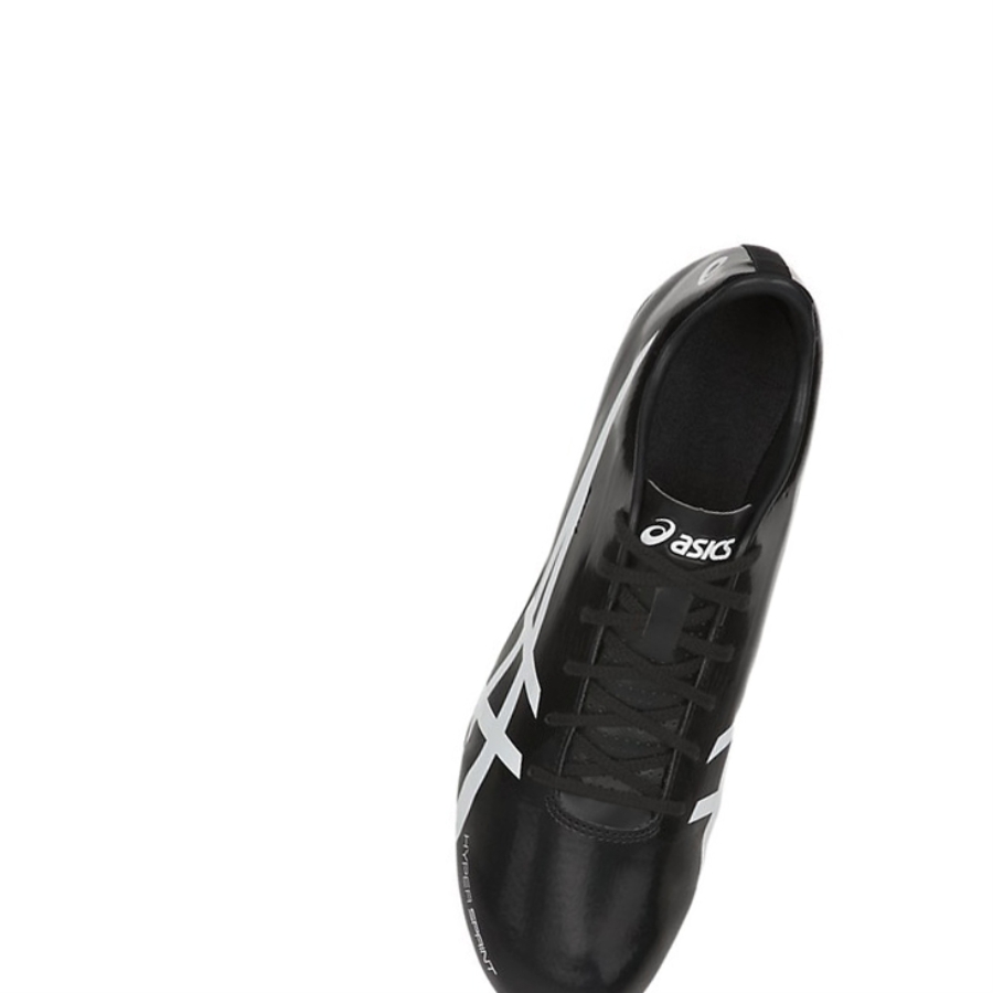 Black / White Women's Asics Hyper Sprint 7 Track Shoes | US19467JY - Asics Outlet Sale