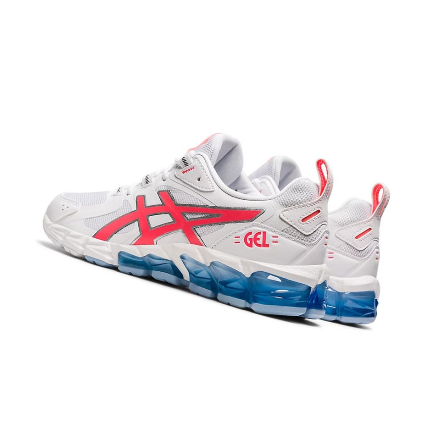 White / Blazing Coral Women's Asics GEL-QUANTUM 180 Sneakers | US51986CW - Asics Outlet Sale