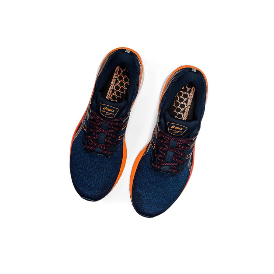Mako Blue / Shocking Orange Men's Asics GT-2000 10 (2E) Running Shoes | US79435GB - Asics Outlet Sale