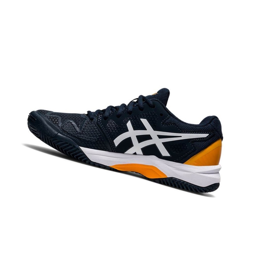 Navy Kids' Asics GEL-RESOLUTION 8 Clay GS Tennis Shoes | US59072KC - Asics Outlet Sale