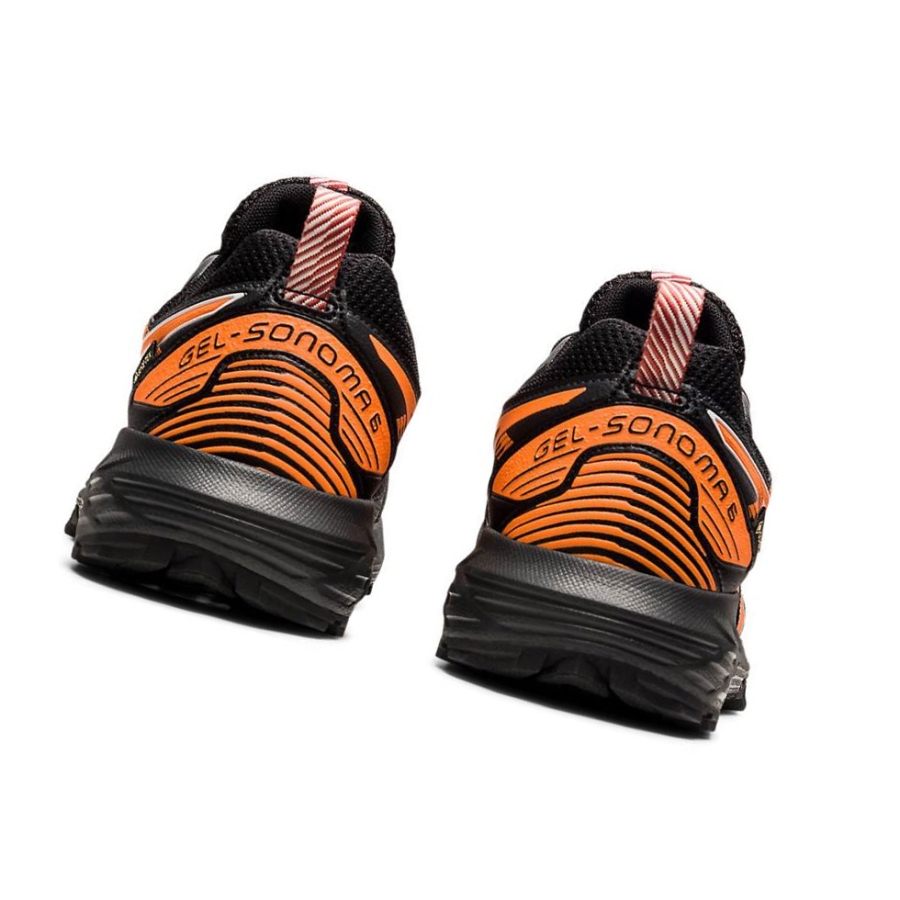 Black Women's Asics GEL-SONOMA 6 G-TX Trail Running Shoes | US30745RH - Asics Outlet Sale