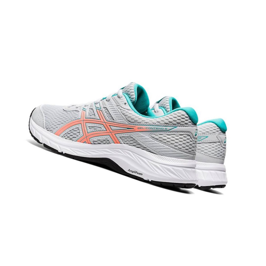 White Women's Asics GEL-CONTEND 6 Running Shoes | US75023OC - Asics Outlet Sale