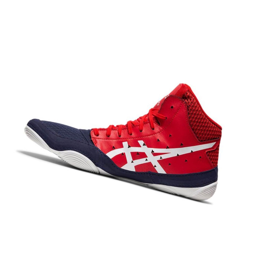 Navy Men's Asics SNAPDOWN 3 Wrestling Shoes | US70345BO - Asics Outlet Sale