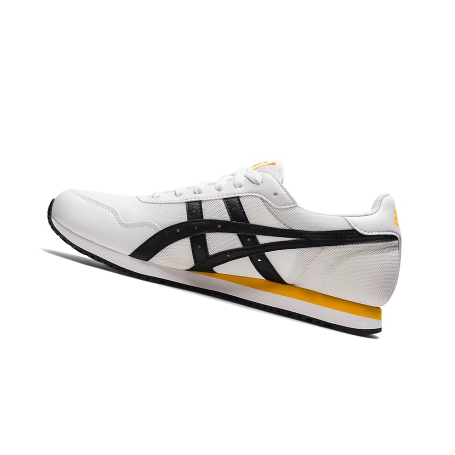White / Black Men's Asics TIGER RUNNER Sneakers | US67210RC - Asics Outlet Sale
