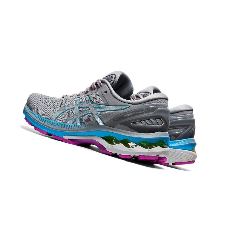 Grey Women's Asics GEL-KAYANO 27 Running Shoes | US05643UE - Asics Outlet Sale