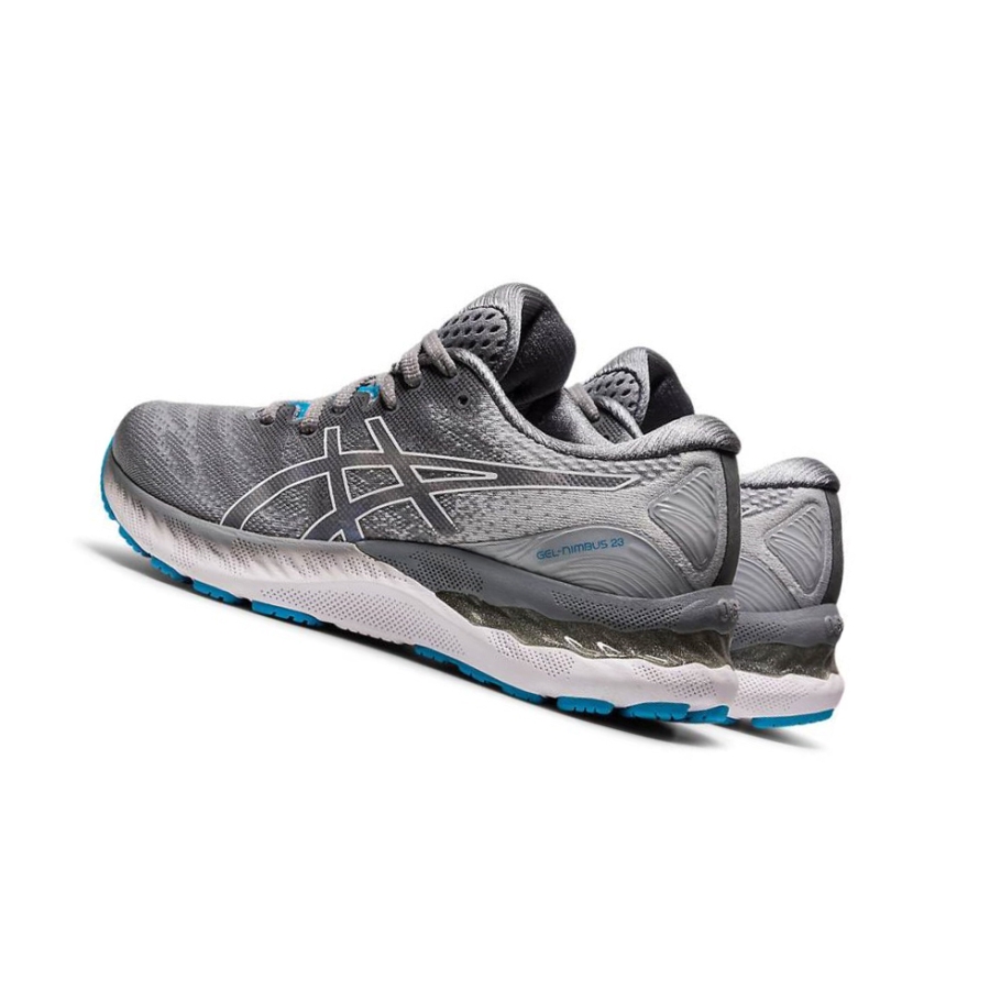 Grey Women's Asics GEL-NIMBUS 23 Running Shoes | US18653DM - Asics Outlet Sale