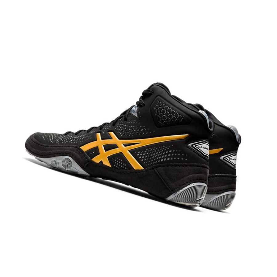 Black Men's Asics DAN GABLE EVO 2 Wrestling Shoes | US56174XJ - Asics Outlet Sale
