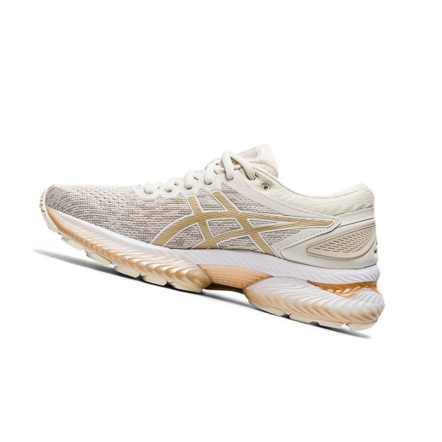 White Women's Asics GEL-NIMBUS 22 Knit Running Shoes | US41352NF - Asics Outlet Sale