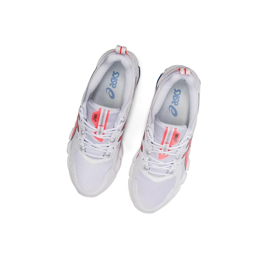 White / Blazing Coral Women's Asics GEL-QUANTUM 180 Sneakers | US51986CW - Asics Outlet Sale