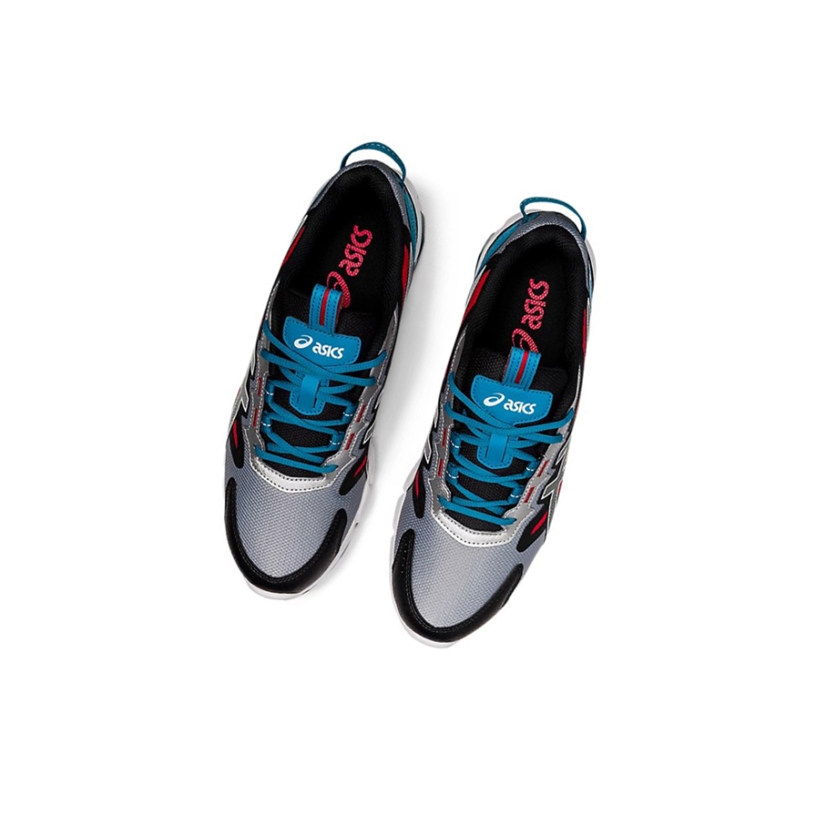 Sheet Rock / Teal Blue Men's Asics GEL-QUANTUM 90 Sneakers | US39062WG - Asics Outlet Sale