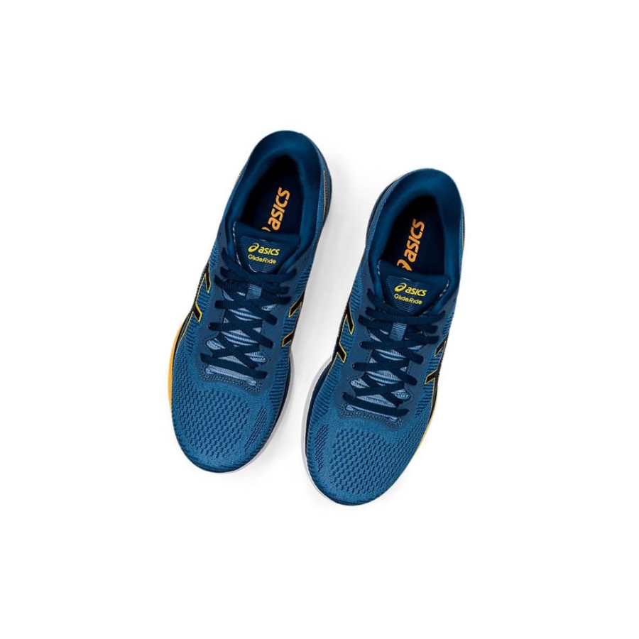 Blue Men's Asics GLIDERIDE Running Shoes | US46057YQ - Asics Outlet Sale