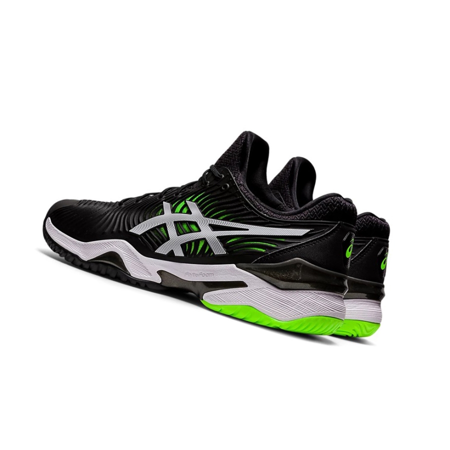 Black / Green Gecko Men's Asics COURT FF 2 Tennis Shoes | US38601FV - Asics Outlet Sale