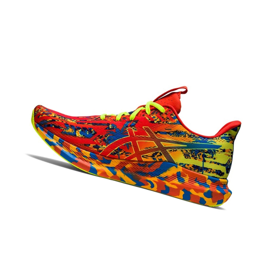 Cherry Tomato / Safety Yellow Men's Asics NOOSA TRI 14 Running Shoes | US73401IY - Asics Outlet Sale