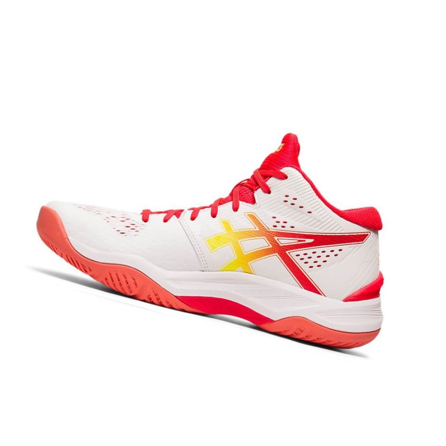 White Women's Asics SKY ELITE FF MT Volleyball Shoes | US58137YI - Asics Outlet Sale