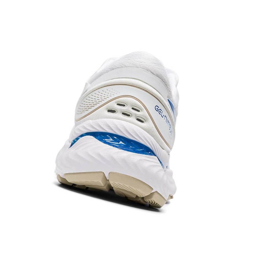 White Women's Asics GEL-NIMBUS 22 Running Shoes | US32016XZ - Asics Outlet Sale
