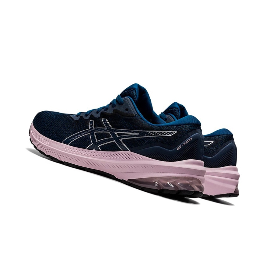 Mako Blue / Barely Rose Women's Asics GT-1000 11 Running Shoes | US49067QM - Asics Outlet Sale